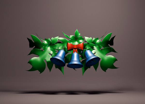 3d model christmas wreath - Christmas Wreath by dentonvanzan